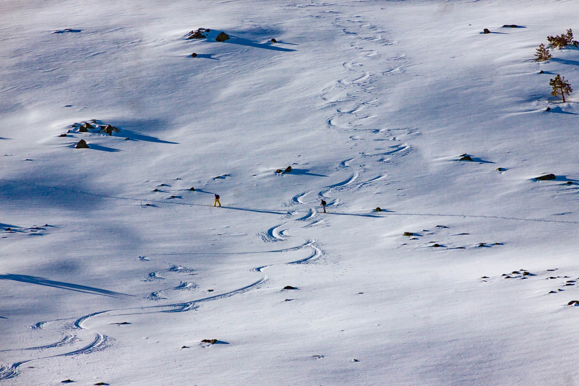 Descendiendo el Cerro de Valdemartín (vistas desde la ascensión a Cabezas de Hierro).