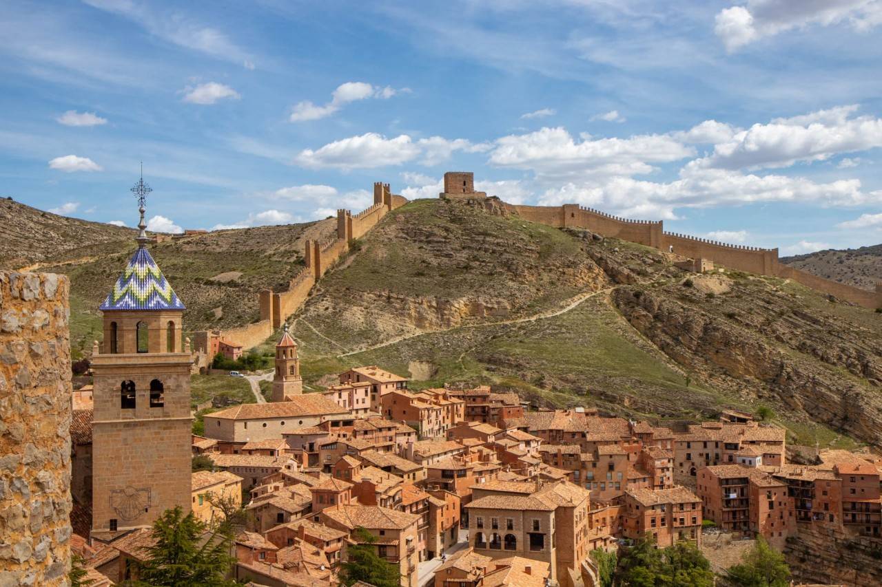 Vistas de Albarracín desde su castillo