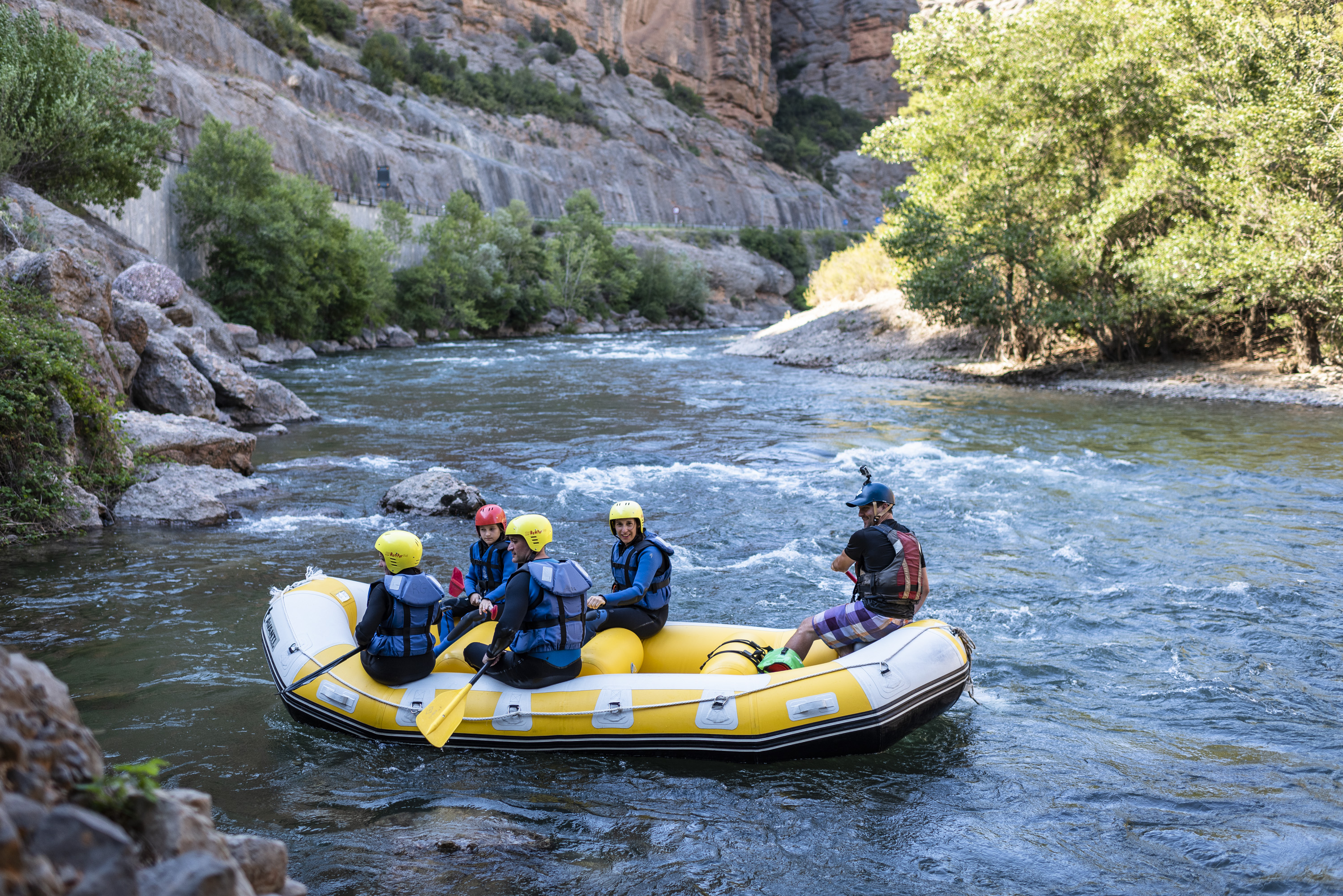 Descenso en rafting por el río la Noguera Pallaresa