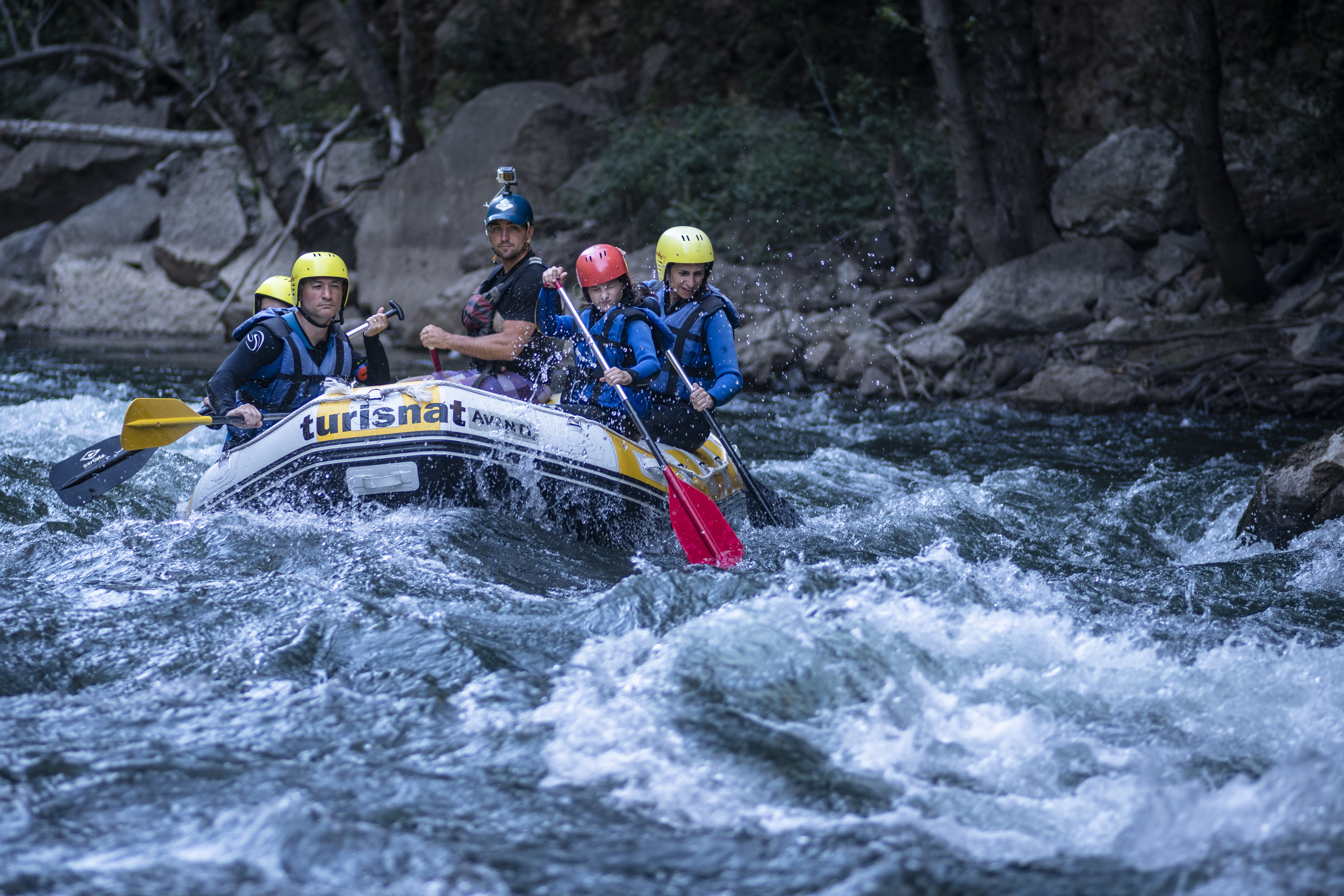 Descenso en rafting por el río la Noguera Pallaresa