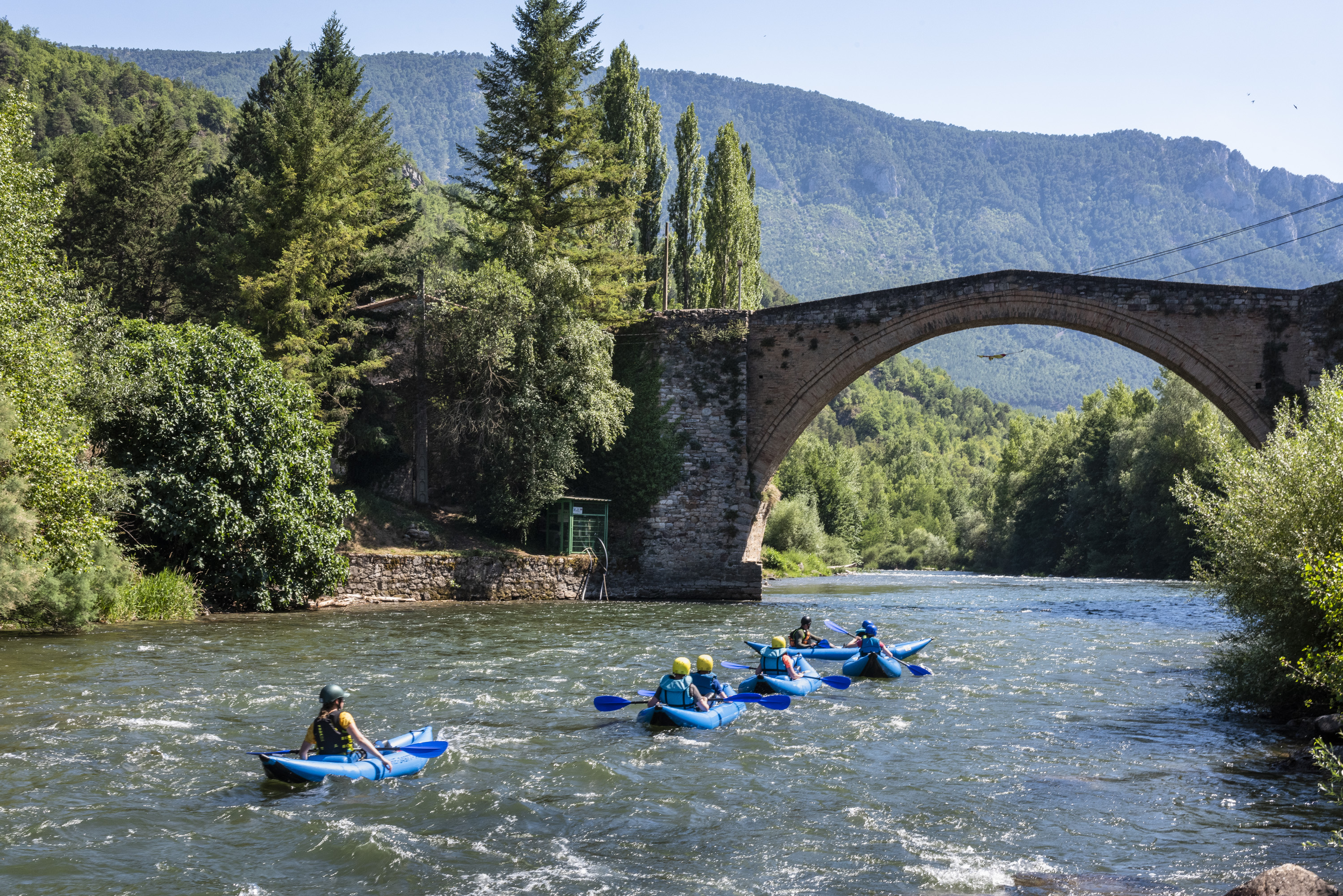 Descenso en rafting por el río la Noguera Pallaresa