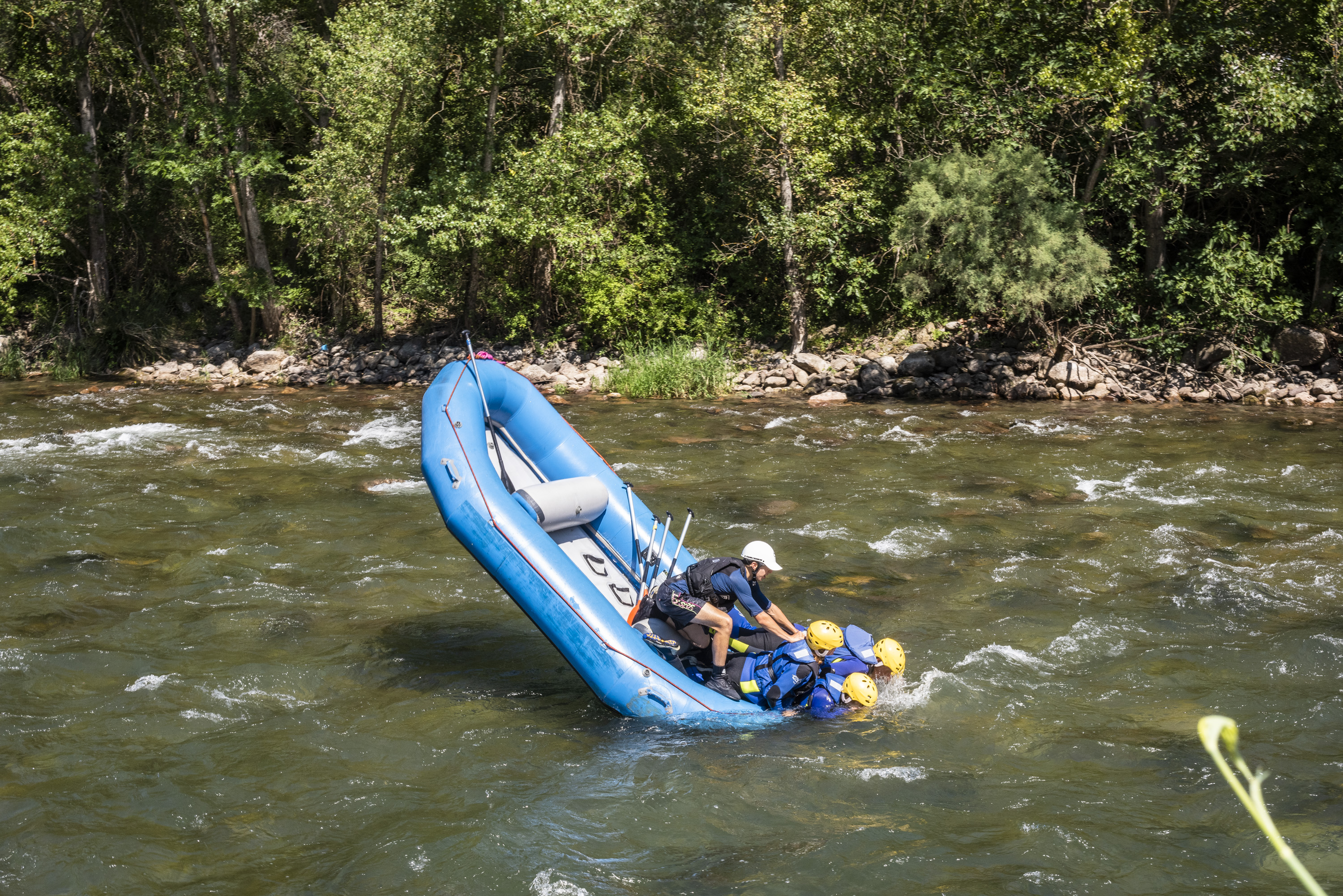 Descenso en rafting por el río la Noguera Pallaresa