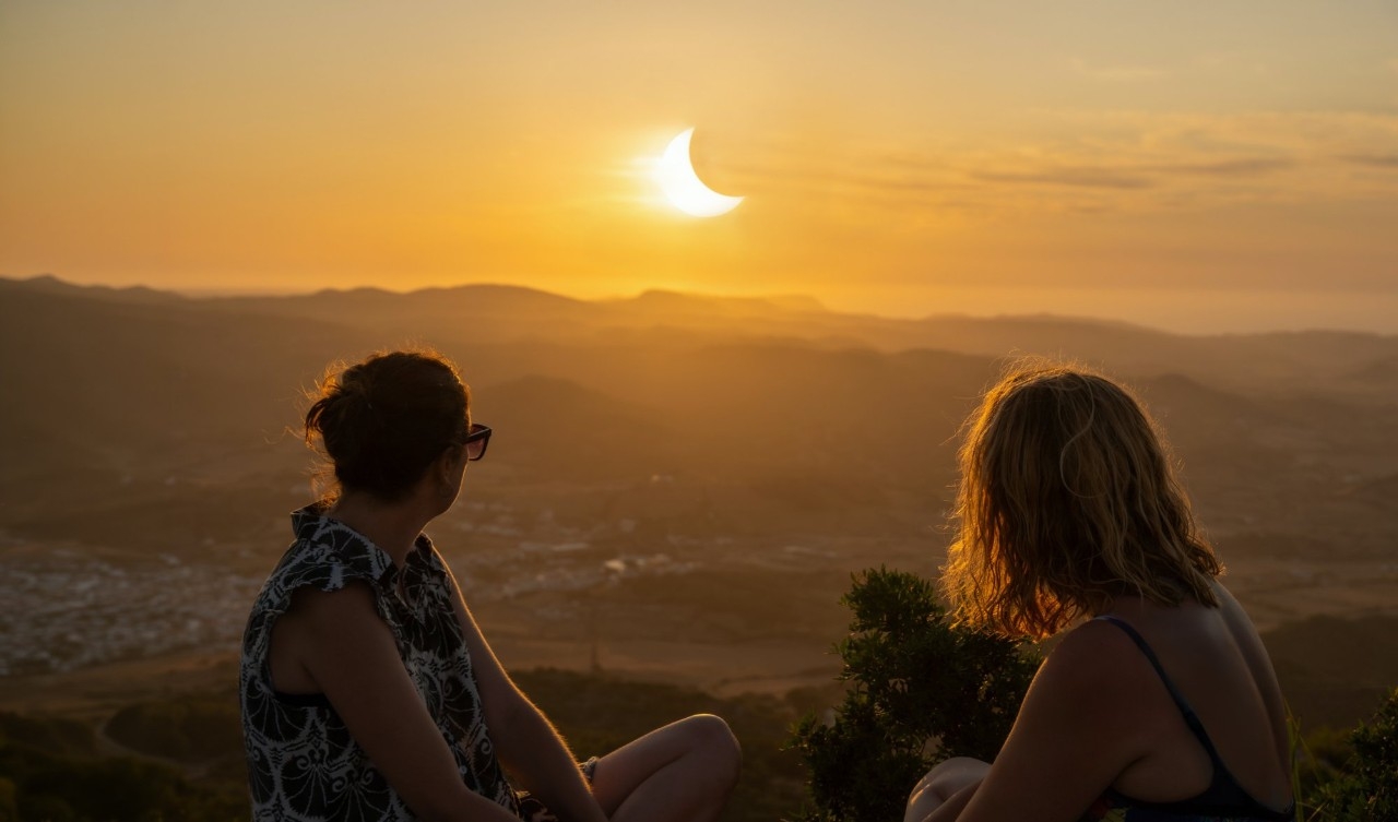 Eclipse solar parcial en Menorca