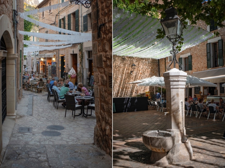 En la Plaza de España.