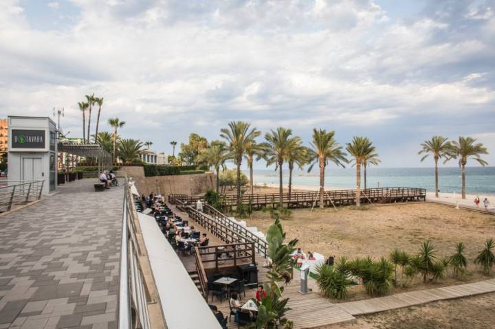 Benicàssim: Playa El Terrers. Chiringuito Botavara