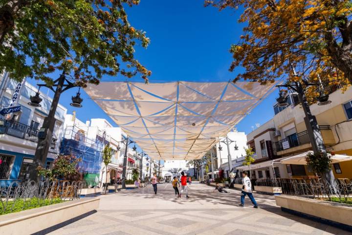 Plaza de las Flores en Isla Cristina (Huelva)