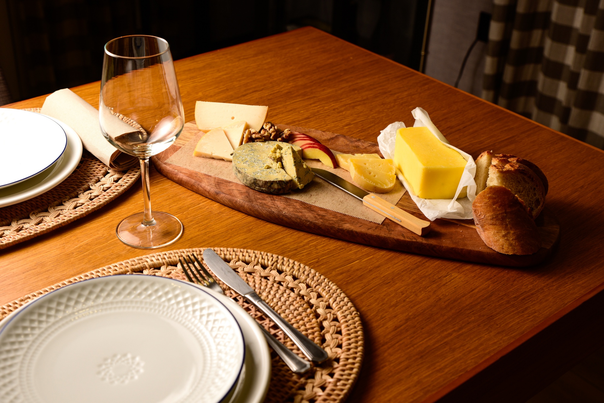 La tabla de quesos del Hotel Restaurante Rías Altas.