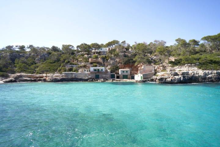 Playas de Santanyí (Mallorca): Caló Llombards (puertas verdes)