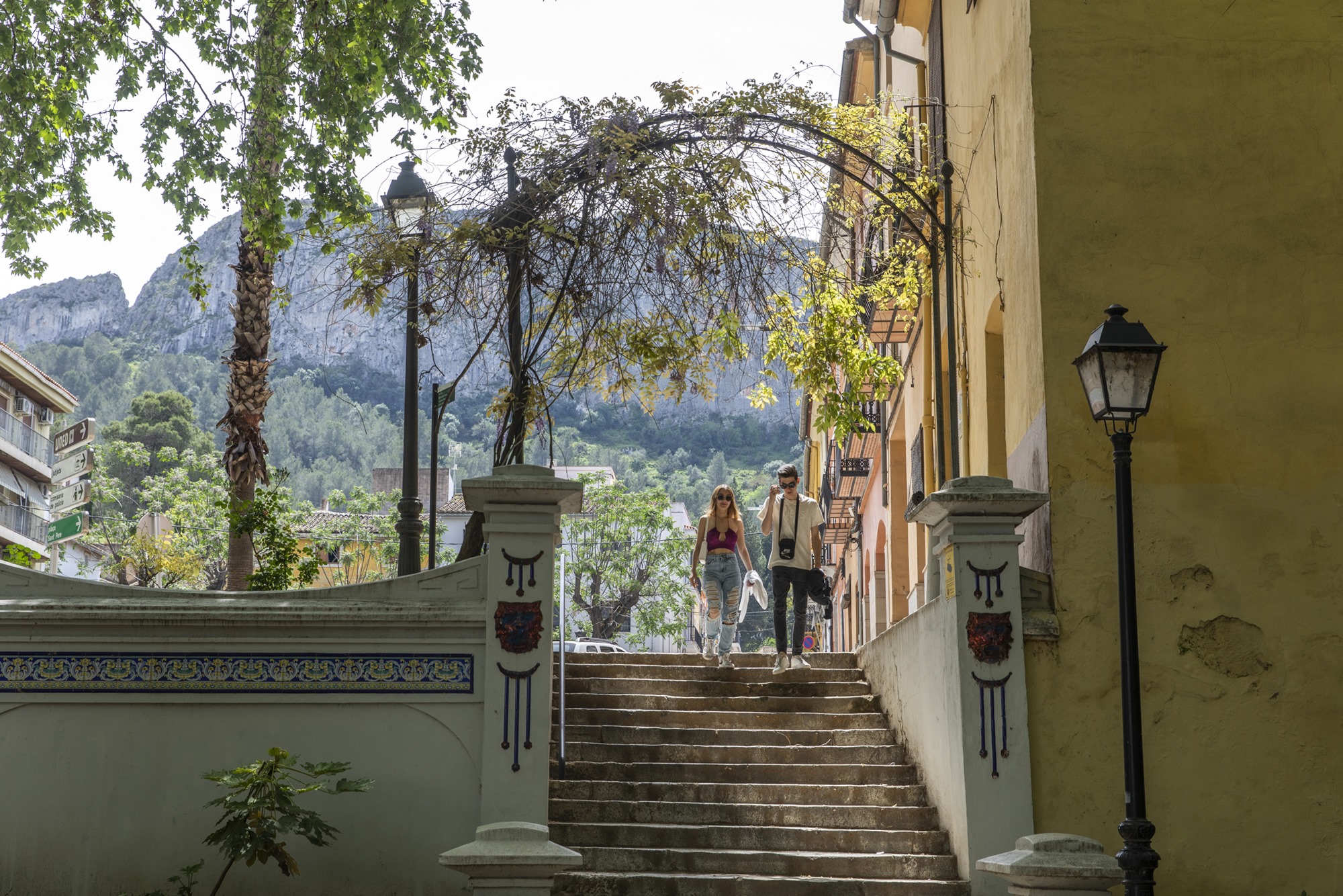 Los Borgia Com. Valenciana Etapa 2 escalera