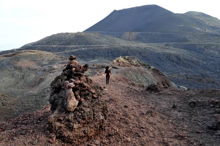 En este terreno apenas crecen los matorrales. Foto: Alfredo Merino.