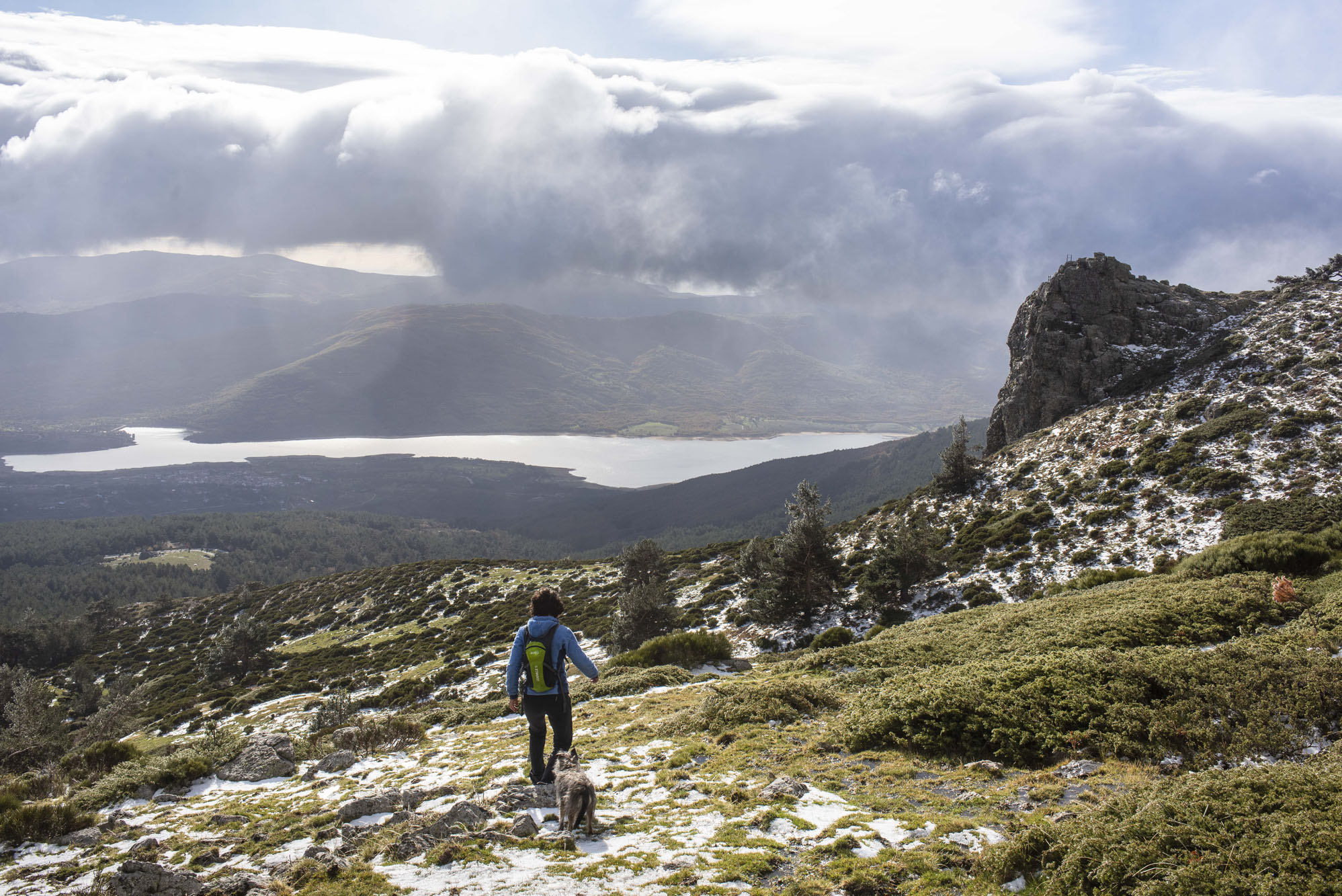 Las primeras nieves de la sierra de Guadarrama