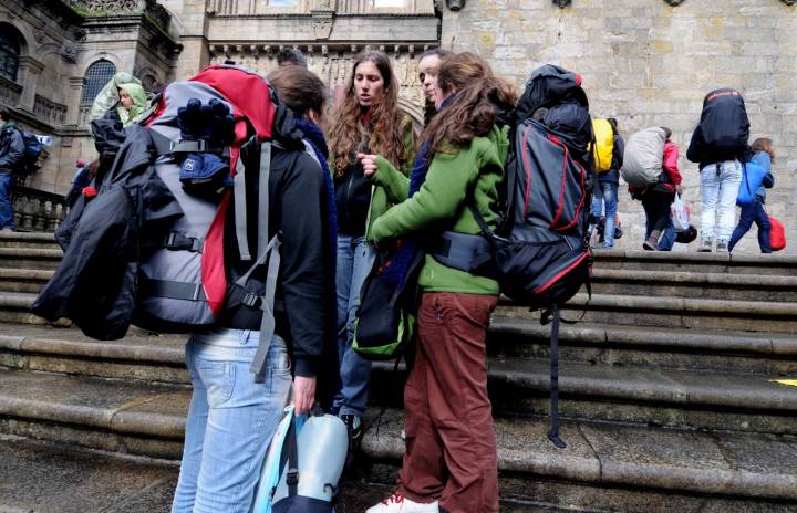 Son recomendables las mochilas de espalda ergonómica, que permiten la ventilación. Foto: Alfredo Merino.