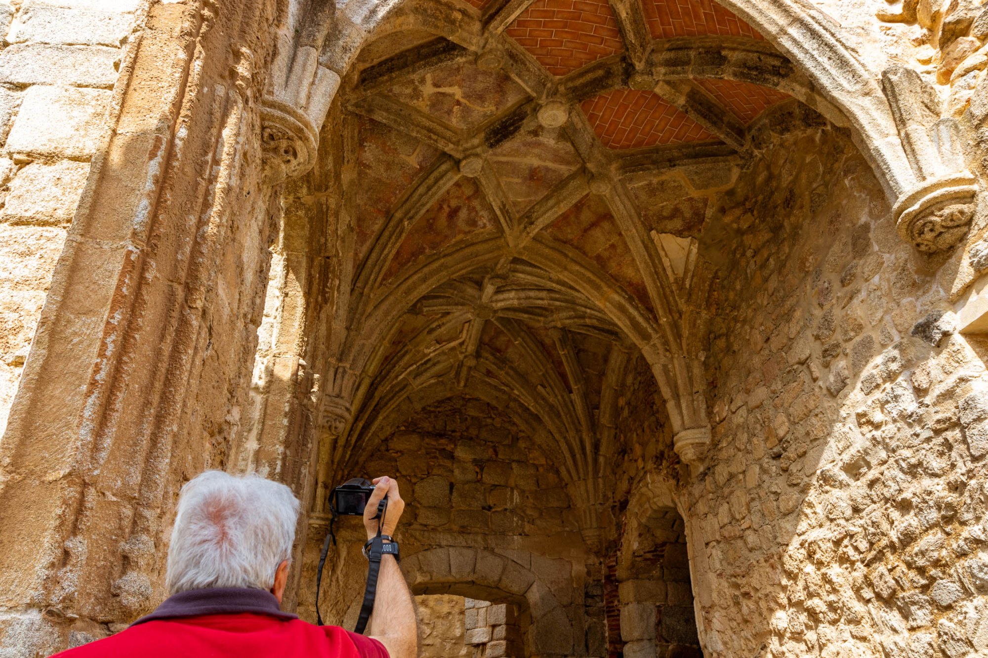 Cúpula del claustro gótico del Monasterio de Pelayos de la Presa (Madrid)