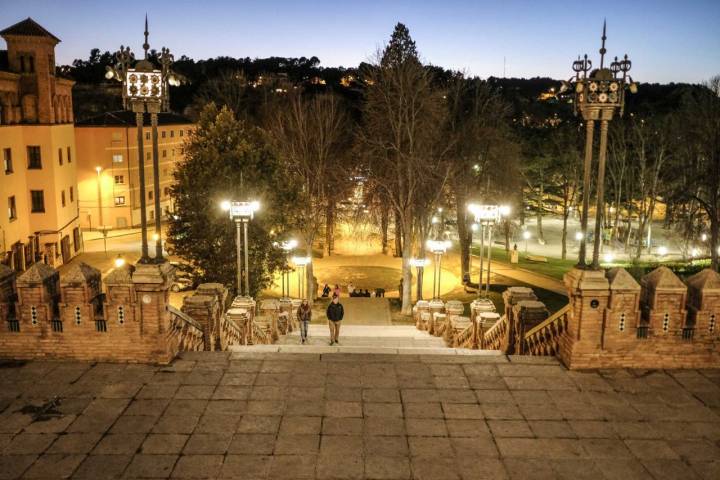 Escalinata de Teruel construida entre 1920 y 1921