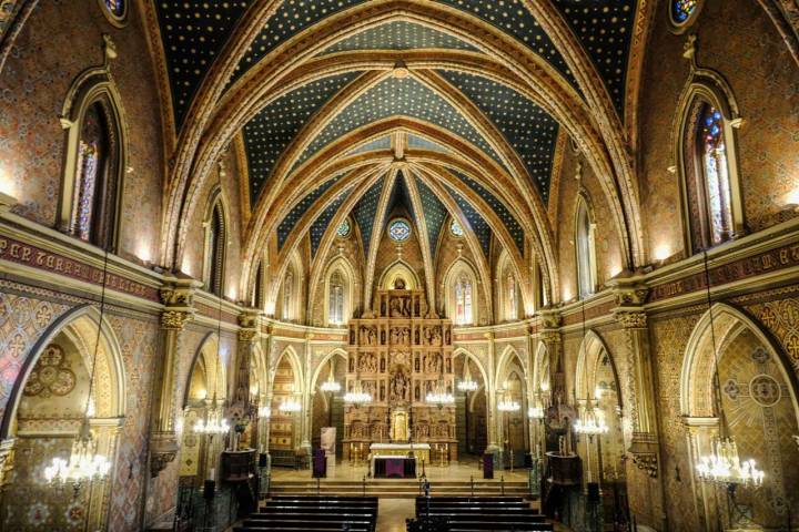 Interior de la Iglesia de San Pedro, en Teruel