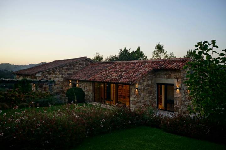 Casitas en el Parque Natural de las Dunas de Liencres