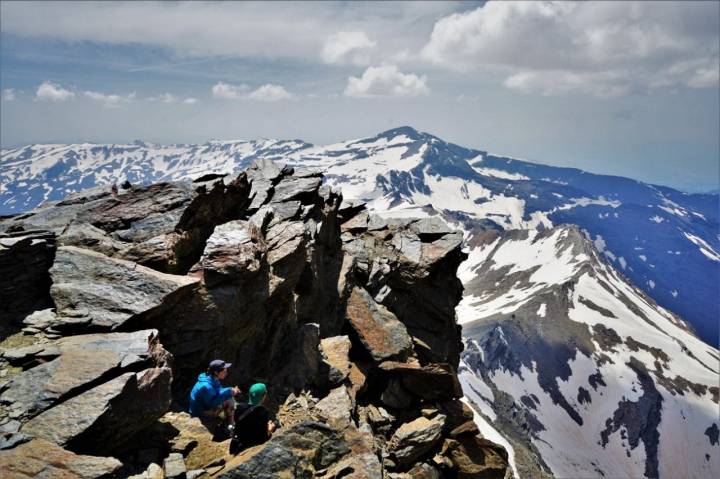 Ascenso al Mulhacén: Cima