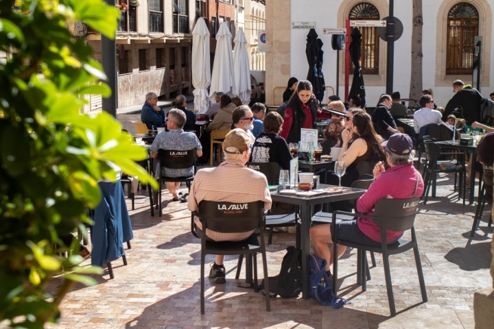 Terraza del bar Bahía de Almería