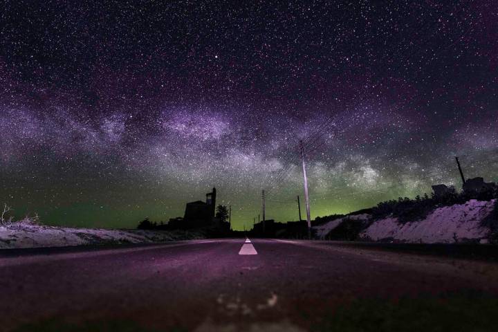 La Vía Láctea desde Otero de Sariegos.