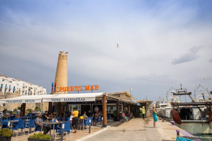 Peñíscola. Lonja. Restaurante Puerto del Mar.