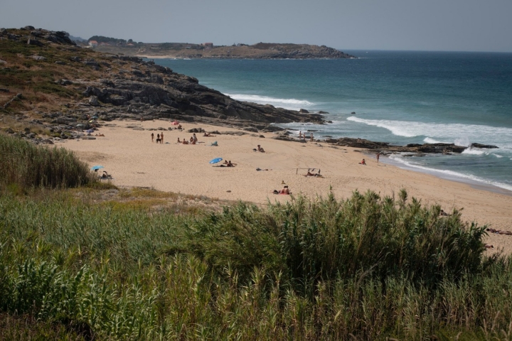 Playa del Castro de Baroña en Porto do Son Playa del Castro de Baroña en Porto do Son