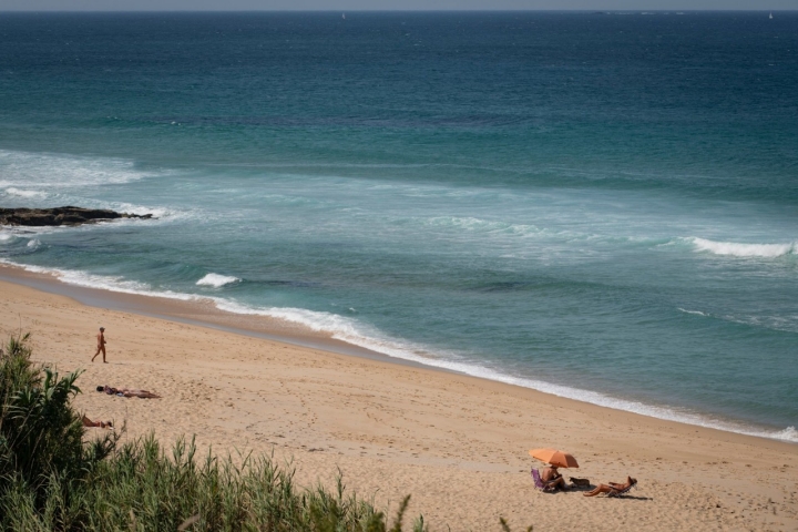 Playa del Castro de Baroña en Porto do Son Playa del Castro de Baroña en Porto do Son