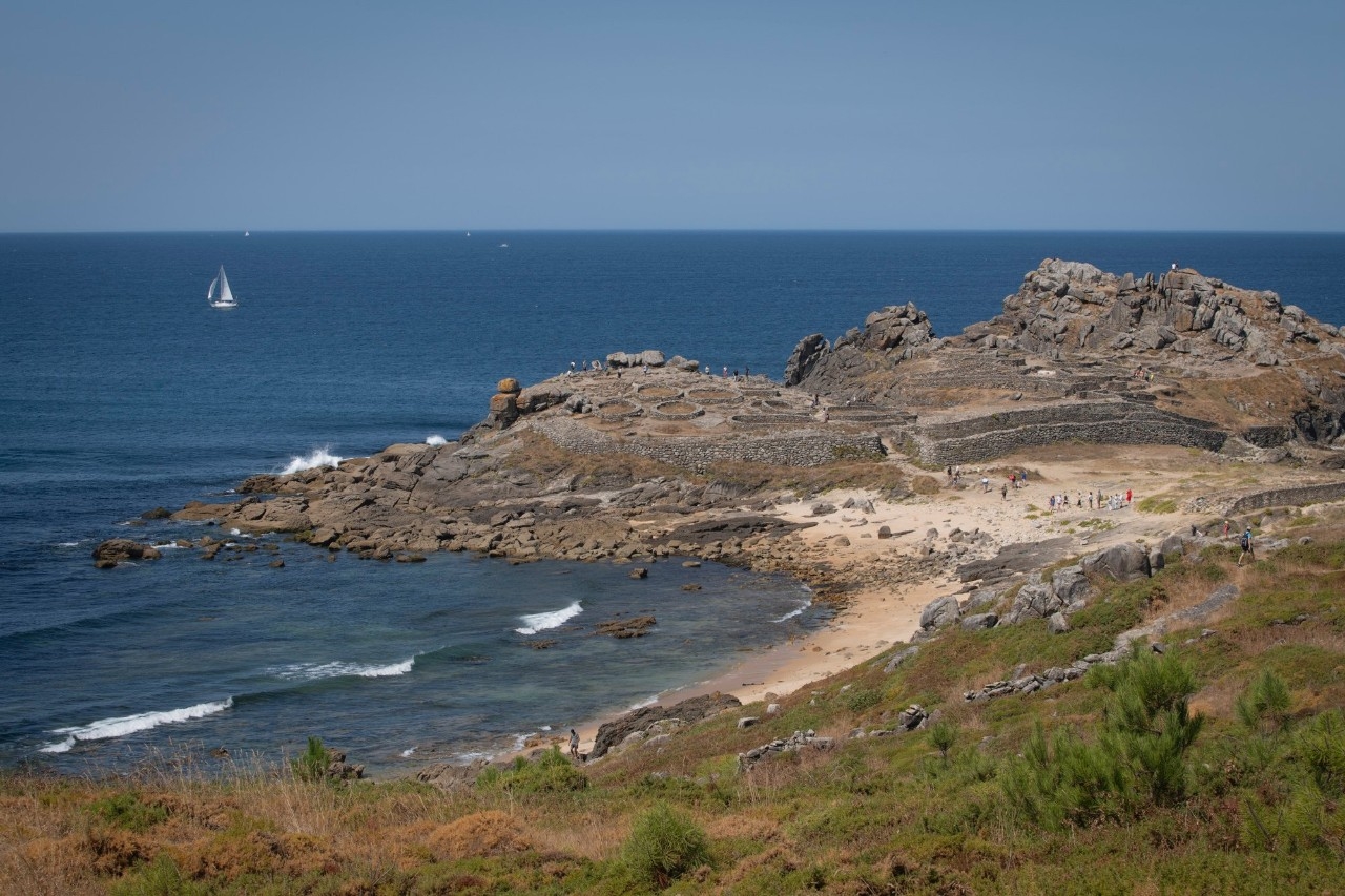 Playa del Castro de Baroña en Porto do Son