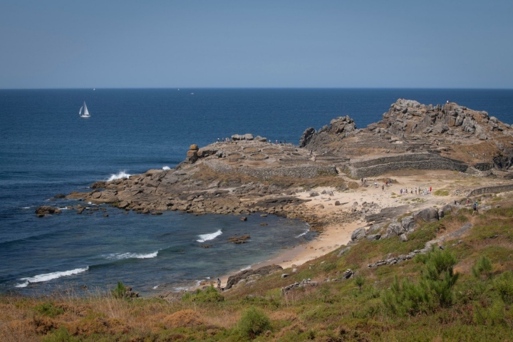 Playa del Castro de Baroña en Porto do Son