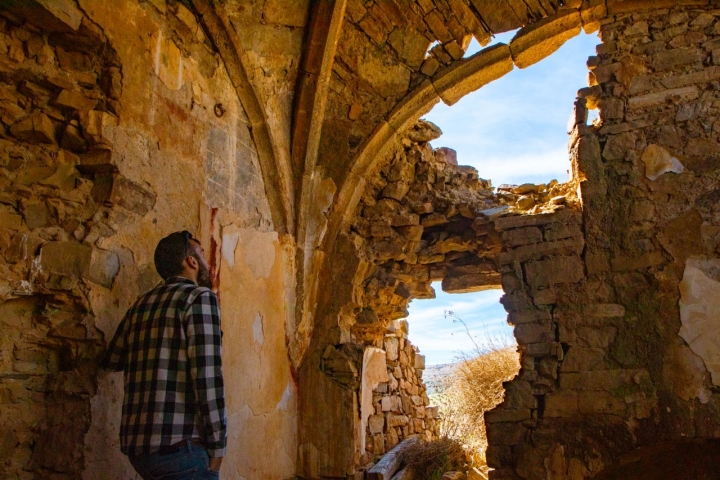 Pueblos abandonados e icnitas ribera Cidacos iglesia de Villaseca Bajera Pueblos abandonados e icnitas ribera Cidacos iglesia de Villaseca Bajera