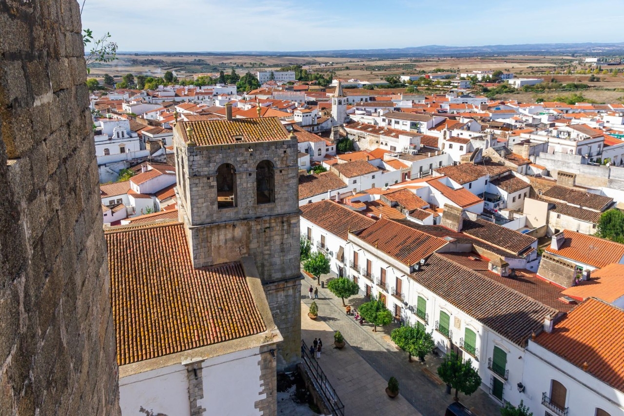 Panorámica de Olivenza desde su castillo