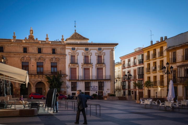 plaza de españa en lorca