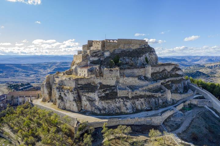 El imponente castillo de Morella.