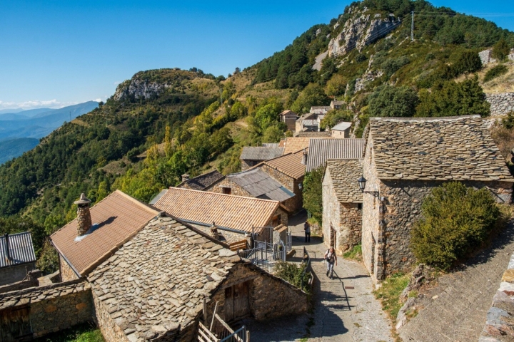 El emplazamiento de Tella es tan remoto como atractivo.