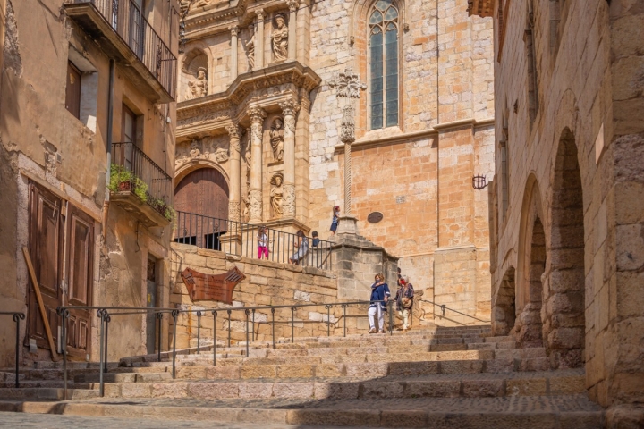 El pueblo medieval de Montblanc.