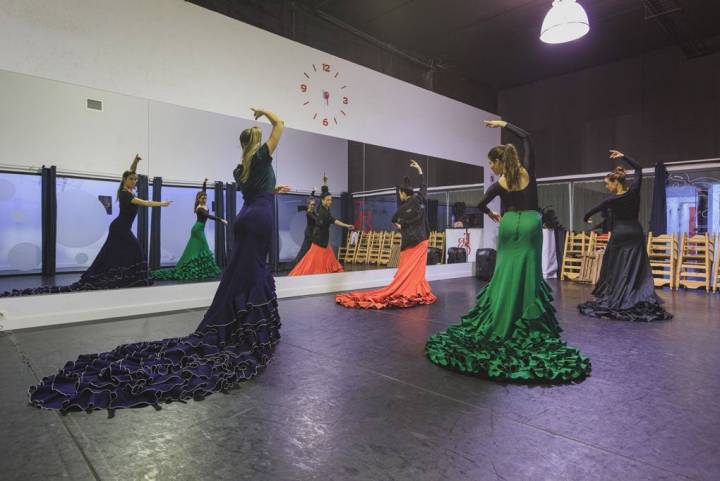 Así aprenden flamenco en la Flamenquería.