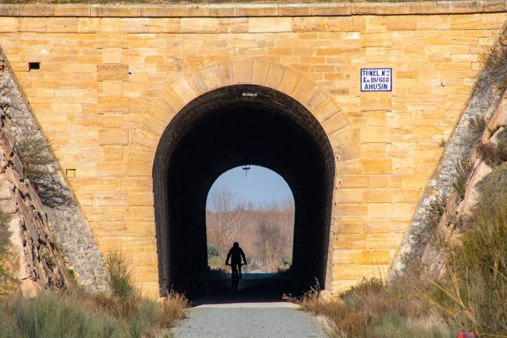 Túnel ruta en bici