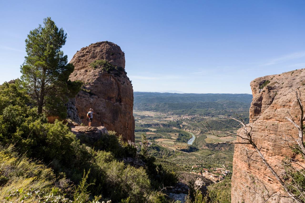 Ruta mallos de Riglos. Mirador de Bentuso