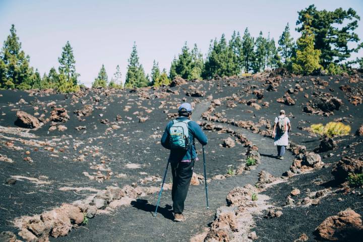 La ruta puede comenzarse desde la montaña de Boca Cangrejo.