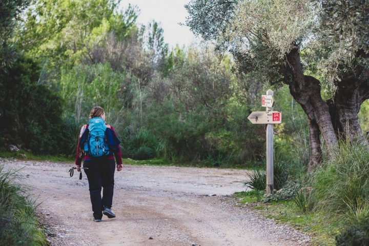 senderista ruta tramuntana