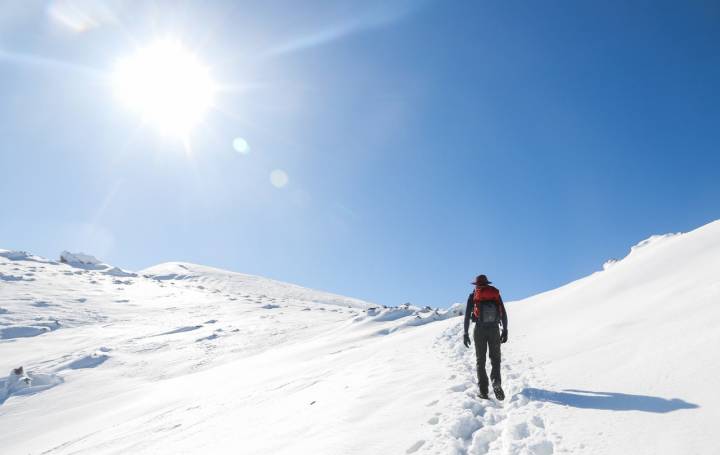 La nieve y el sol malagueño.