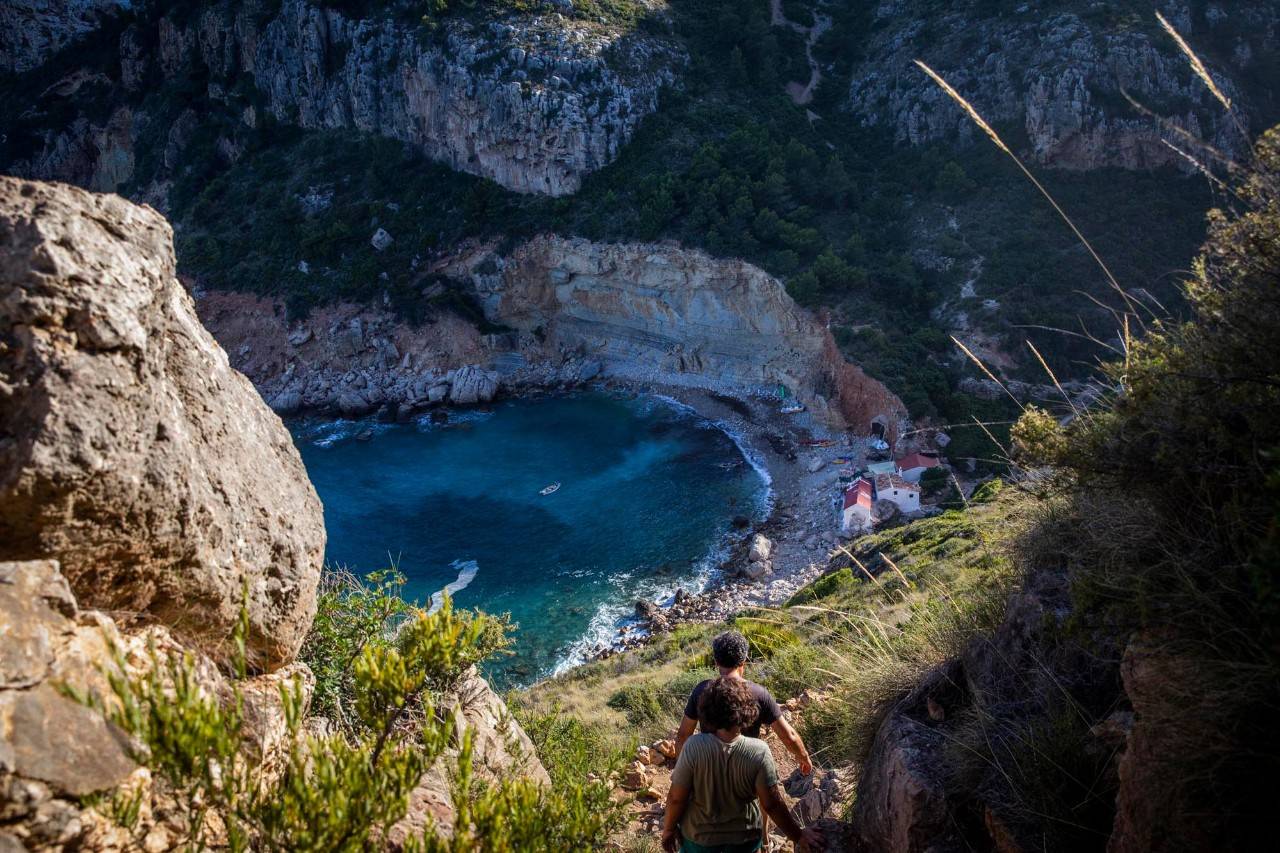 Vista de la playa de Llebeig.