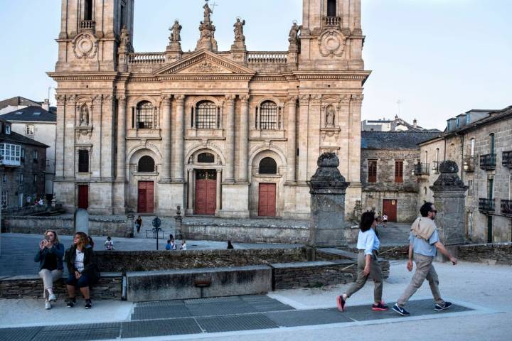 catedral desde muralla lugo