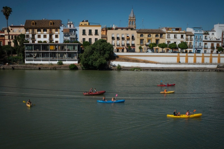 El Guadalquivir y Triana al fondo.