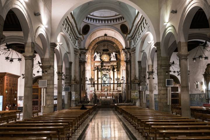 Interior de la Basílica de Nuestra Señora del Prado, patrona de los talaveranos.
