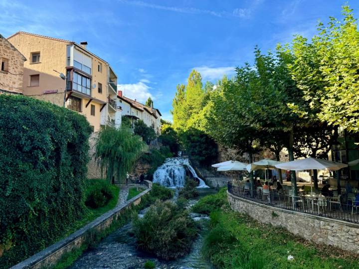 Cascada del Cifuentes en Trillo (Guadalajara).