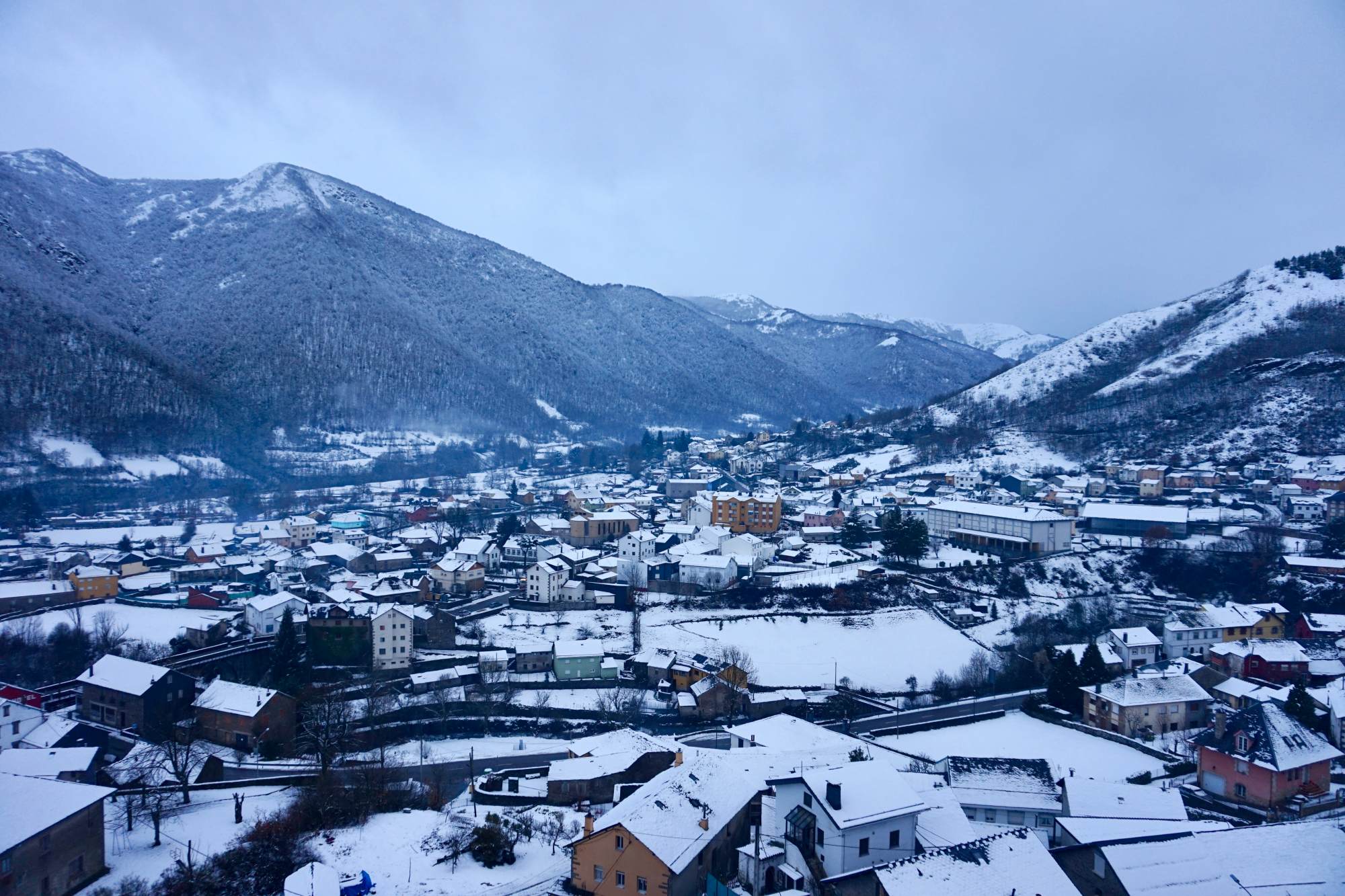 Panorámica del Valle de Laciana, en León