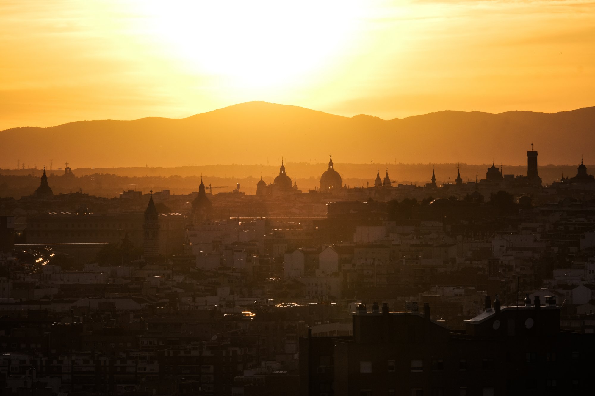 Madrid desde las Siete Tetas de Vallecas.