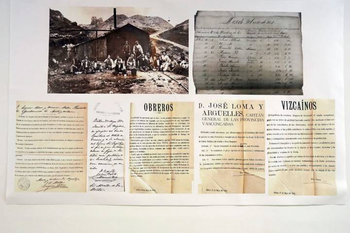 Documentos que, de alguna manera, escribieron la historia de los mineros vascos.