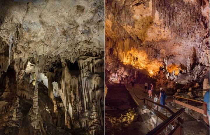 Los niños disfrutan de las formas en la sala de Belén y en sala de los Fantasmas.